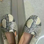 Madewell  The Cory Snake Embossed Leather Flats Photo 3