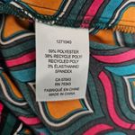 Anthropologie Cupcakes & Cashmere Multicolored Satin Geo Wrap Blouse Size Small Photo 5