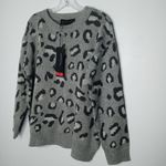 Kendall + Kylie  leopard print crew neck sweater size medium Photo 2