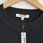 Madewell  The Signature Open Knit Cardigan in Black, Size X-Large Photo 3