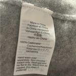 J.Crew grey turtleneck 100% cashmere pullover turtleneck split hem sweater larg Photo 10