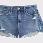 Abercrombie & Fitch Abercrombie High-Rise Mom Curve Love Shorts Photo 0