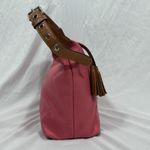 Dooney & Bourke  Pink Hue Paige Sac Shoulder Bag Pebble‎ Grain Leather Tassels Photo 3