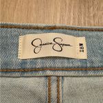 Jessica Simpson  Light Blue Denim Midi Skirt with Raw Him Womens 18 Plus Size Photo 9