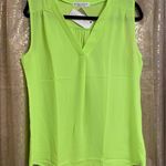 Jon & anna Neon Yellow Lightweight Tanktop Blouse, L NWT Photo 0