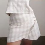 Madewell Linen Blend Tulip Hem Mini Skirt NWT Size 6 Photo 11