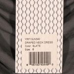 Halston Heritage NWT  Draped Dress in Slate Photo 7