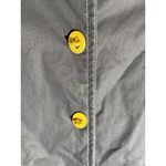 Coach  Navy Blue Trench Coat Gold Buttons Lined Women Size 4 Photo 2