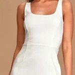 Lulus  Always Admired White Sleeveless Mini Dress Size M Photo 0