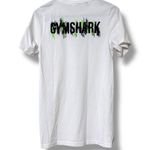 Gymshark  small short sleeve white T-Shirt side arm pocket black line green logo Photo 2