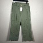 Quince  Sage Green Wide Leg Pull On Pant Size 6 Photo 0