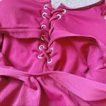 California Waves One piece lace up swimsuit NWT Photo 8