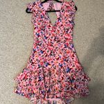 Hello Molly Pink Floral Mini Dress Photo 0