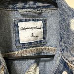 Highway Jeans  Distressed‎ Denim Jacket womens size small Photo 7