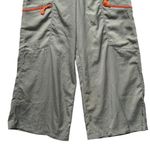 Vintage Kikwear Y2k Wide Leg Parachute Pants Size 28 Gray Photo 3