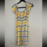 Arizona Jeans Purple and orange  co gingham‎ midi dress Photo 3