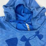 Under Armour All Season Gear Blue Logo Print Hoodie Women’s Size S Photo 3