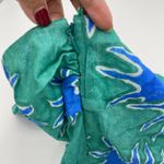 Mango Simon Miller X Blue Tropical Printed Crop Top Size L NWT Photo 9