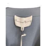 Charles Henry  Jumpsuit Blue V-Neck Long‎ Sleeve Tie Waist Photo 3