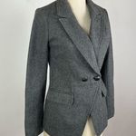 Elizabeth and James  Grey Wool Blend Blazer Photo 1