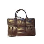 Bottega Veneta NWT Leather Foulard Intrecciato Pleated Small Arco Tote Photo 0