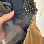 Angels Y2k Denim Maxi Skirt Suede Belted Waistcore Western Grunge Y2K Size 1 Blue Photo 5