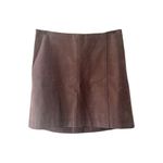 Free People Modern Femme Vegan Suede Mini Skirt Sz 4 Photo 1