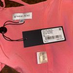 Gianni Bini Lucia Woven Drape Neck Sleeveless Crop Back Detail Scarf Top - size XL Photo 3