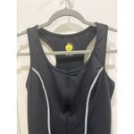 Anthropologie Daily Practice Bike Shorts Romper in Black Sz M Photo 2