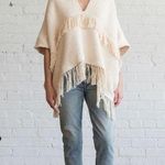 Apiece Apart  Fringe poncho OS Photo 0