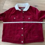 Torrid Corduroy Sherpa Collar Trucker Jacket Size 1 Photo 7