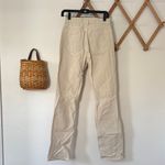 Reformation Cynthia High Rise Long Beige Straight-Leg Jeans Size 25 Photo 5