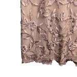 Sue Wong Nocturne Nude Floral Embroidered Beaded Sleeveless Cocktail Dress 4 Photo 5