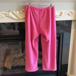 The Comfy  Cozy Pink Fleece Drawstring Pajama Pants Capelli Roomy Oversized Small Photo 4