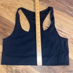 Girlfriend Collective  Paloma Racerback Bra Women's Size M Black Athletic Sports Photo 2
