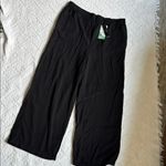 T Tahari Black Wide Leg Pants with Relaxed Fit Photo 5