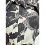 Ann Taylor  Petite 2P Floral Print Cotton Blend Dress‎ Black Gray White stained Photo 6