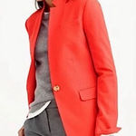 J.Crew Regent Wool Blazer Suit Jacket Orange Red 4 Photo 0