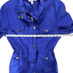 Peter Millar Mariana Rain Coat Jacket Womens S Purple Zip Snap Utility Travel Photo 6