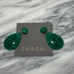 SHASHI Emerald Green Angelina Earrings New Photo 1