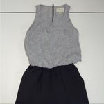 Elevenses Anthro  grey and black jumpsuit xs Photo 1
