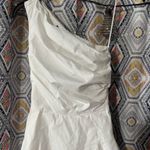 Banana Republic White One-Shoulder Dress Photo 2