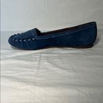 Lands' End  Women's Navy Suede Loafers size 7H (7.5) Photo 5