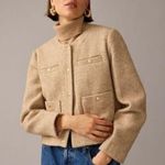 J.Crew NWT Collection Cropped Lady Jacket in Italian Wool-blend Bouclé 14 Photo 1
