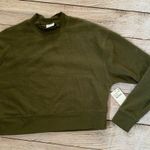 Abound  Dark Green Mock Neck Medium Sweatshirt NEW Photo 2