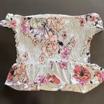 Candie's CANDIE’S Floral Ruched Layer Strapless Tube Top Women’s Sz M EUC Photo 2
