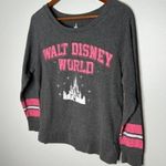 Disney Walt World parks gray pullover sweatshirt magic kingdom castle medium Photo 1