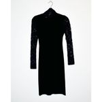 Norma Kamali  X Kamali Kulture Long Sleeve Dress Women's Black XS Photo 1