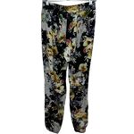 Buffalo David Bitton Floral Joggers Pants Casual Womens S Black Colorful NWOT Photo 1