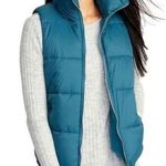 Old Navy Fleece Lined Puffer Vest Teal Size Medium Photo 0